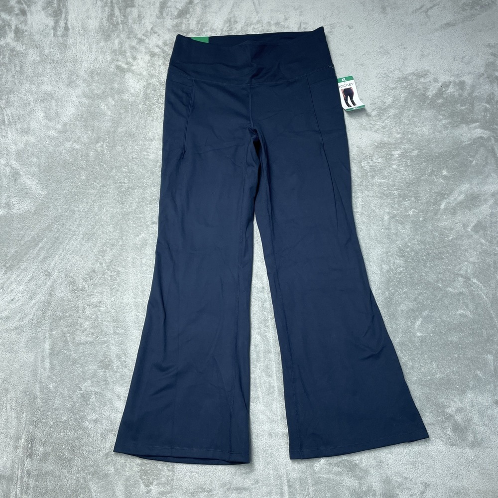 Jockey Women's XL Studio Flare Pant Neo Navy H0792